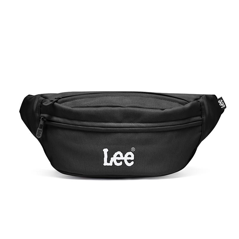 

New Lee Fabric Lightweight Practical Sling Bag, Fanny Pack Regular Men s Black LE240065M-802 33.0*9.9*15.5CM