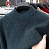 Men's Half-Turtleneck Wool Blend Pullover Sweater