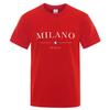 Brand Fashion Letter Printing Men's T-shirt 100%Cotton Summer Luxury Short Sleeve Tees Solid Color Wear Streetwear Tops Shirt