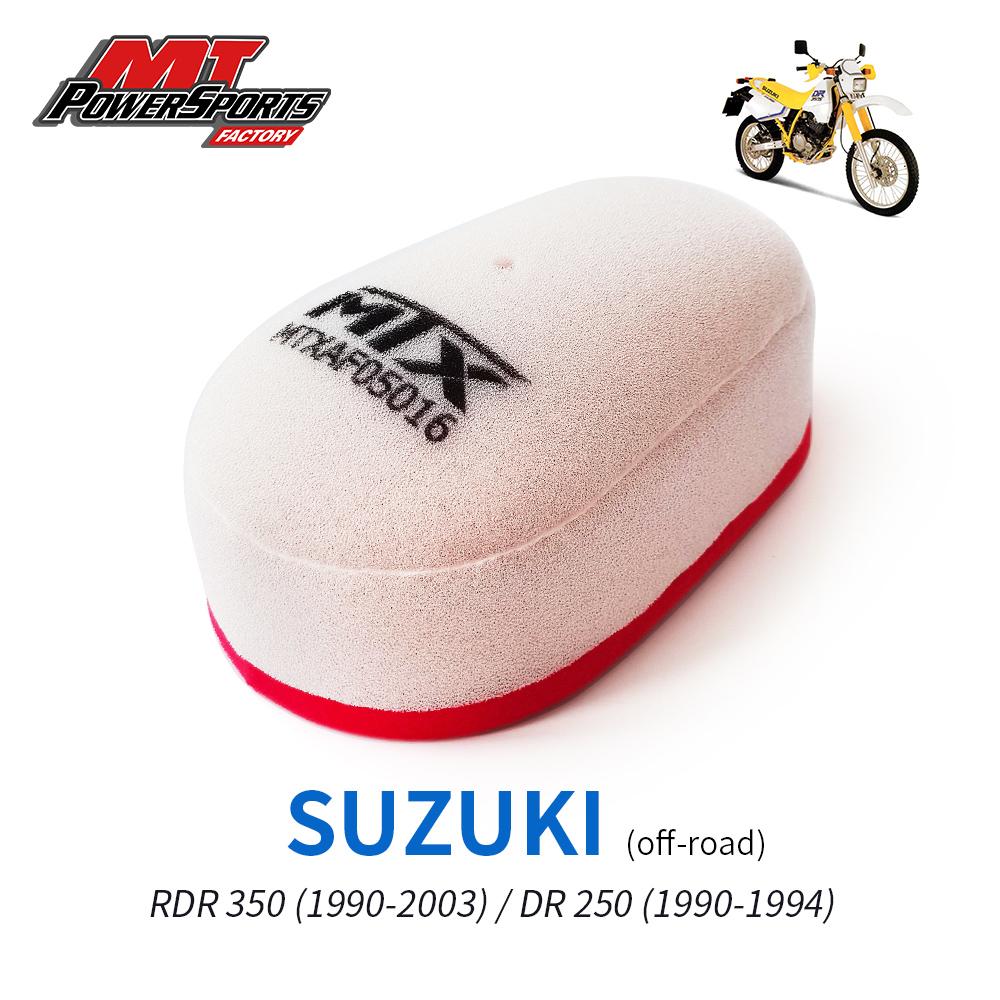 

Motorcycle Engine Air Filter Dual Foam Sponge fit For Suzuki DR 350 DR 250 Motocross Filter MTXAF05016