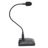 Gooseneck Condenser Microphone Flexible 6.35mm Wired Desktop Microphone for Broadcasting Conferences Lecture