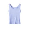 Women's Ribbed Sleeveless Anti-Light Tank Top - Summer Slim Fit Innerwear Camisole