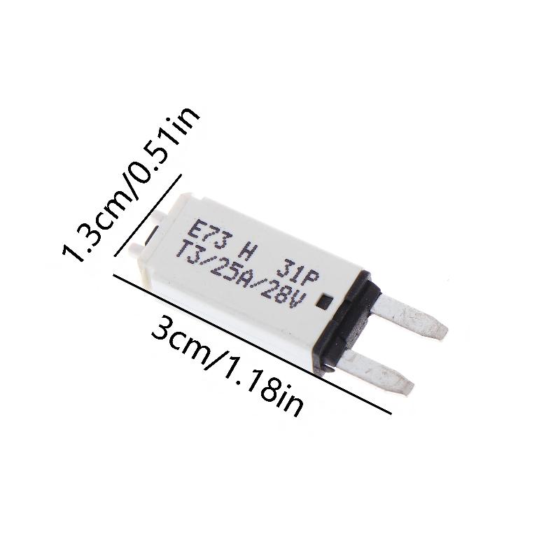 Automotive Circuit Breaker Mini Blade Fuse 5-30A DC28V Manual Reset for Car RV Camper Van Electrical Safety Protection