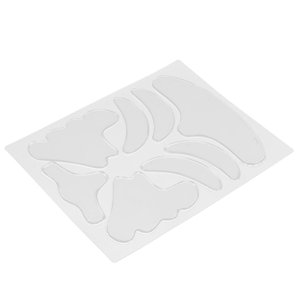 8 in 1 Reusable Face Wrinkle Patches Silicone Wrinkles Treatment Patch Fine Lines Remove Pads