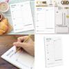 Professional Meal Workout Planner Notepads 60 Sheets Daily Planner Fitness Workout Journal Reading Tracking Notebook