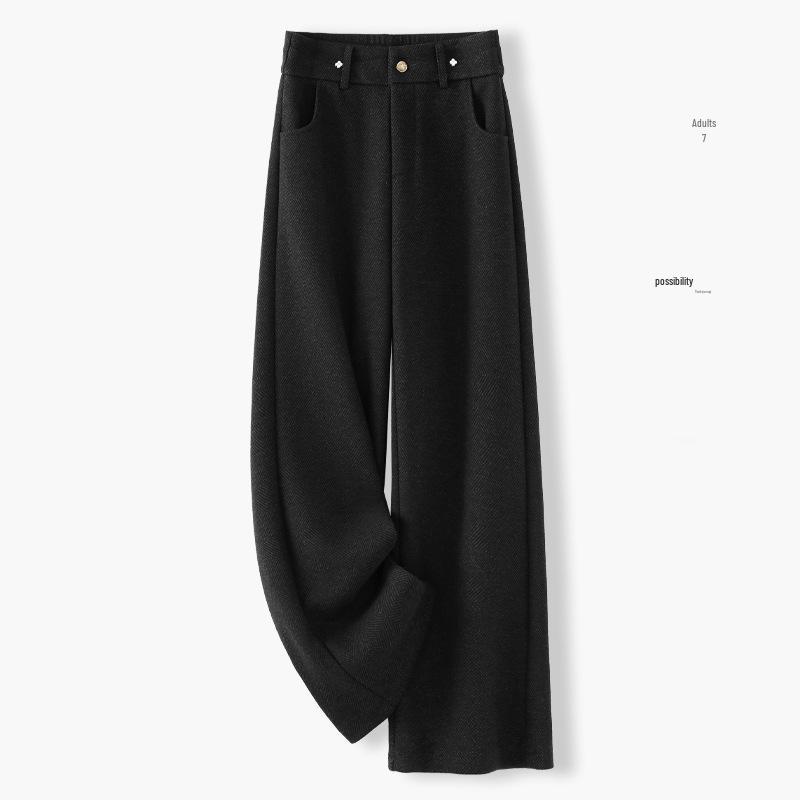 

Trendy High-Waisted Loose Fit Straight-Leg Women s Pants for Spring/Winter 2026 XL /29 [For 115-125 lbs]