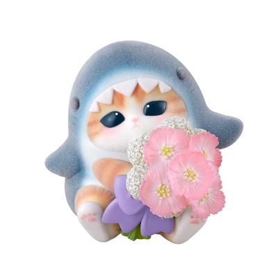 Rowtashii Noise Mofamofy Mofusand Hai-Katze 90mm PVC & ABS & Nylon Bemalte Figur Sammlerstück