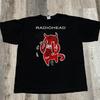 New Cotton Print Super Elastic Casual RADIOHEAD THE BENDS Vintage Unisex T-shirt Casual Print Round Neck Loose Oversize T-shirt