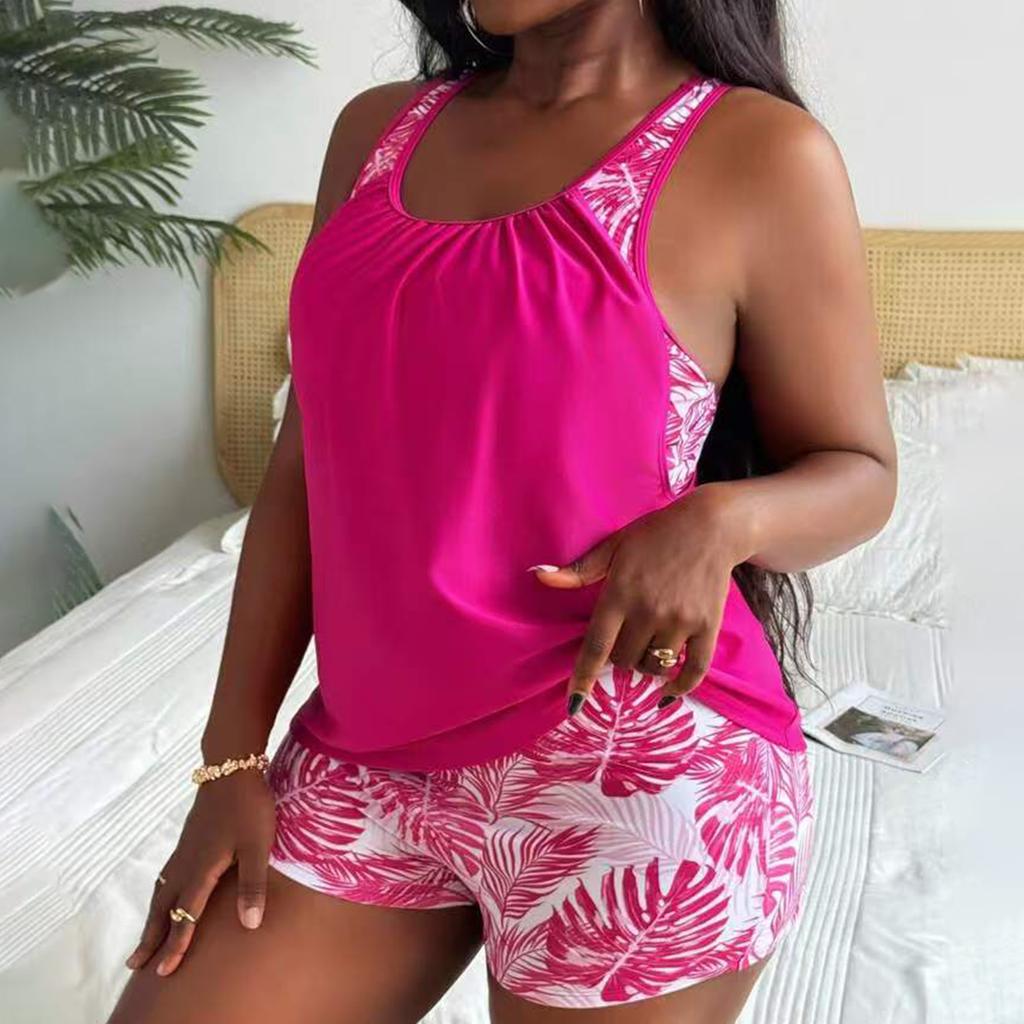 Women's Two-Piece Bikini Set Plus Size Split Swimsuit