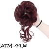 MISS WIG Estensione sintetica per capelli Chignon Chignon disordinato Fascia per capelli ricci Elastico Scrunchy Pezzi di capelli finti per forcine da donna