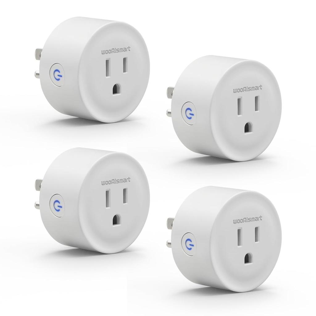 Smart Plug, WiFi Plugs Work with Alexa & Google Assistant, Smart Outlet with Timer & Group Controller, WiFi Outlet for Home, No Hub Required, ETL &