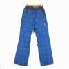 ESTIVO/Pantaloni Snowboard cu Vatelina/Dama S/Cusatura Interioara 75cm/Albastru/Model Carouri/(FOLOSIT)