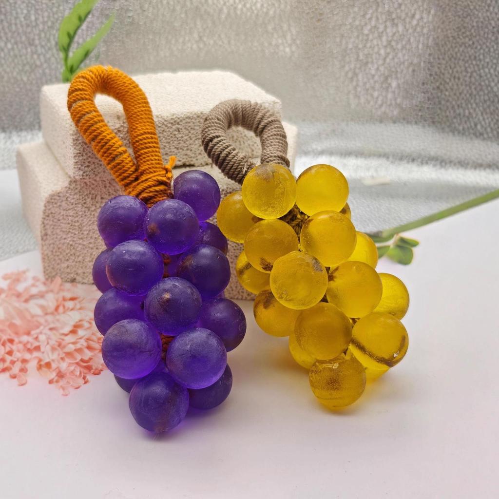 Handmade Crystal Grape Scented Soap String: Long-Lasting Fragrance for Home and Hand Washing