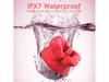 Red Soft Silicone Tongue Licking Vibrator Clitoris Nipple Massager