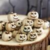 Creative Simulation Pumpkin Statue Props, Home Yard Bonsai Accessories Garden Miniature Sculpture, Suitable for Halloween