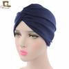 Imitation cotton cross Indian hat, headscarf hat, twist hat, popular headgear TJM