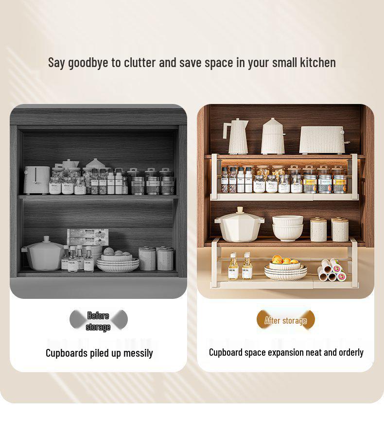 Retractable Hanging Kitchen Storage Rack for Seasonings