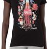 Camiseta Crew Feminina Coca-Cola Classic Coke Bottle com Estampa Floral em Filme