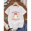 Kids Crewneck Short Sleeve T-Shirt, Cute Hamster Unique Print Casual Tee for Spring Summer School & Outings