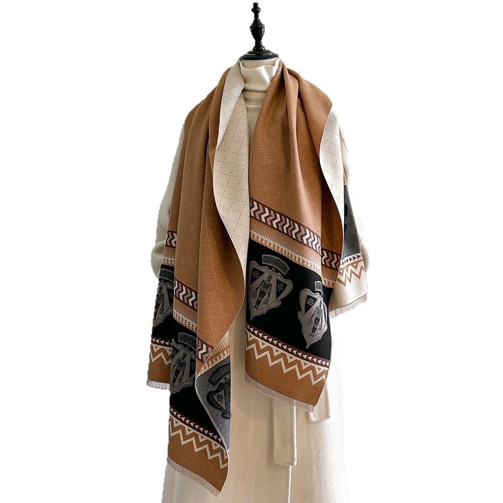 Autumn And Winter Shawl Women'S Scarf Shield Large Shawl Winter Warm Scarf Imitation Cashmere Shawl