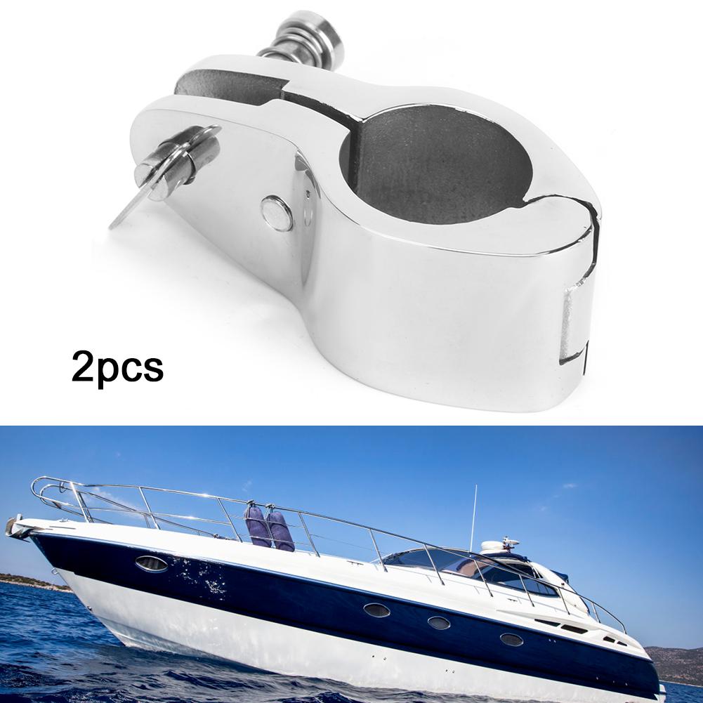 2pcs Top Hinged Jaw Slide Boat Pin &amp; Cam Clamp Marine Yachts Fitting Hardware(22MM )
