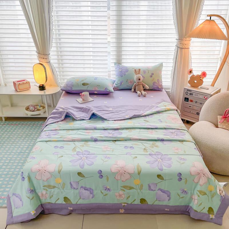 

YEKEROLAN Antibacterial Xinjiang Cotton Summer Quilt