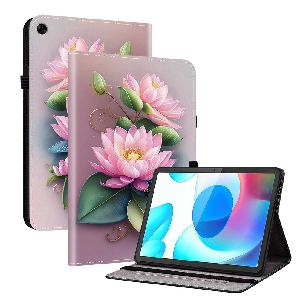 PU Leather Tablet Case for Realme Pad- 11 Styles! Durable, with 2 Stand Slots, Pencil Holder & Card Slots, Flexible TPU Back Cover