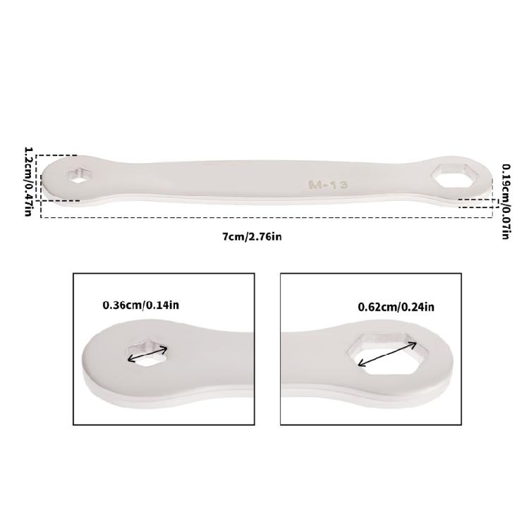 Professional Grade Wrench Steel Slip Design Tool For Cycling Maintenance Outdoor Fishing Equipment Repair