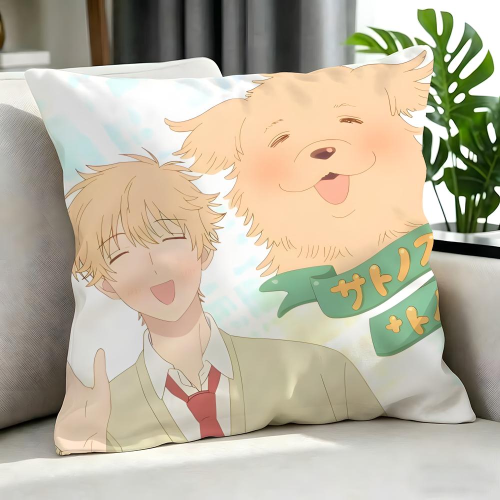 Anime Skip And Loafer Cushion Cover Cushion Cover Set 4Pcs 50X50 45X45 40X40 Pillowcase Decorative Sofa Home Decor