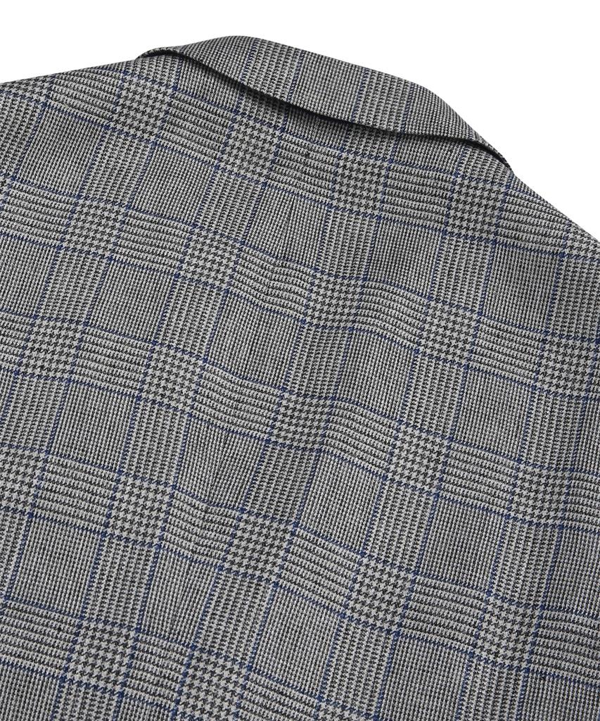 Brooks Brothers Classic Fit Linen Hopsack 2-Button Jacket (Grey) (Bbjsmf8453Wem)