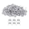DIY Round Christmas Ornament Tops Caps Gold Hanger Accessories Ball Cover for Elegant Xmas Party Decor