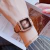 Fashion Watch Female Student Simple Square Dial Diamond Women'S Watch Temperament Belt