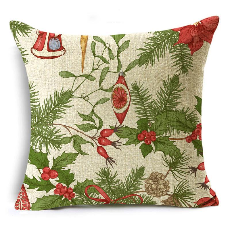 Buy New Pillowcase Retro Christmas Nordic Living Room Bedroom Waist
