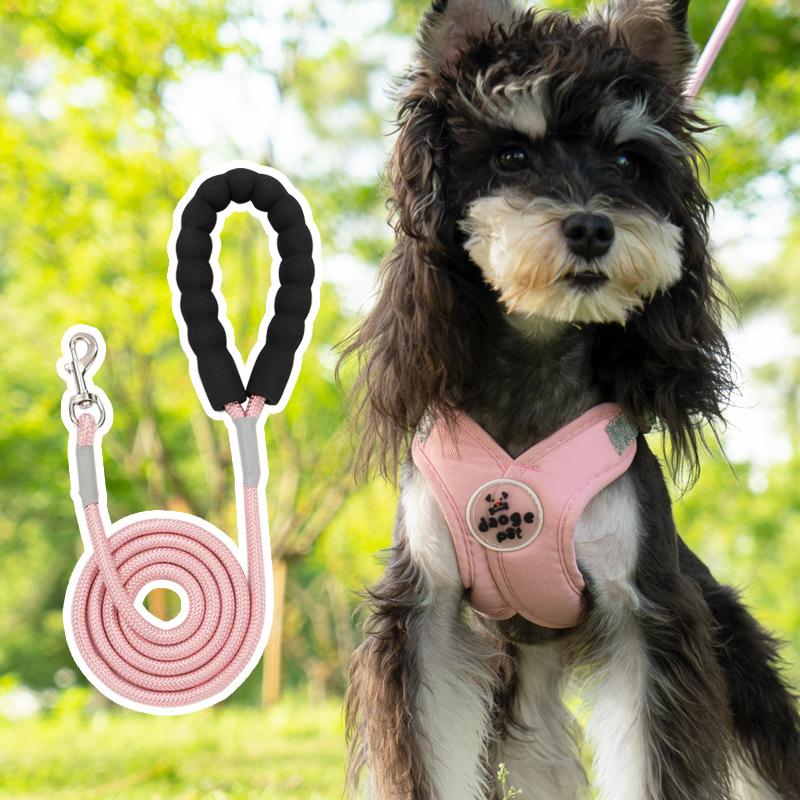 

Новый поводок для питомца, жилет, шлейка для груди и спины собаки, светоотражающий поводок для собаки, товары для питомцев S