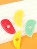 4-Piece Multifunctional Silicone Pottery Scraper Set for Trimming, Shaping, and Surface Flattening.