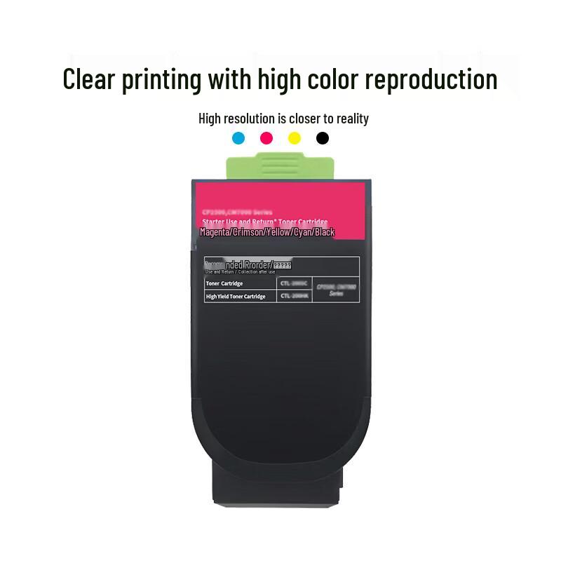 Compatible CTL-350HM Red Toner Cartridge