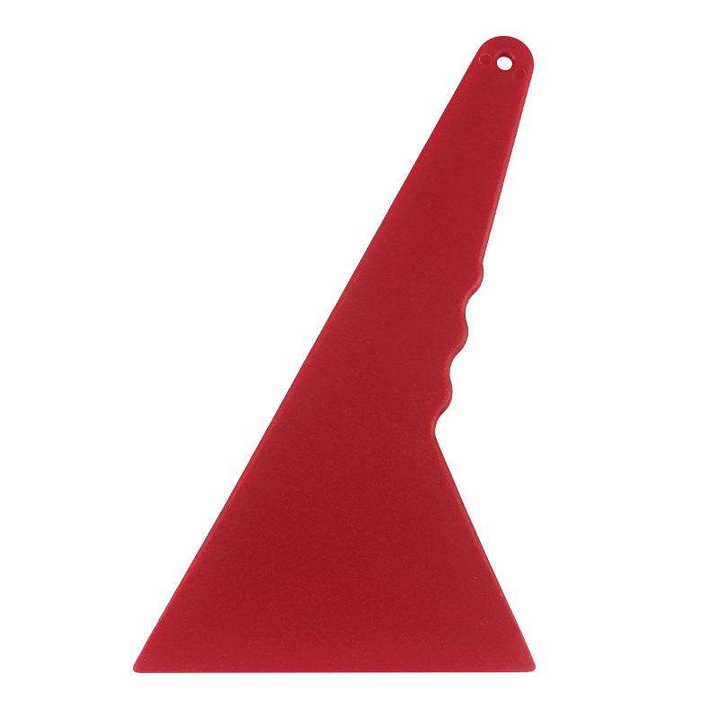 High-Temp Resistant Plastic Scraper for Car Film & Wallpaper Large Scraper красный