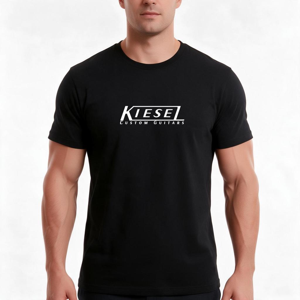 Best To Buy Kiesel Custom Guitars Tshirt Summer Casual Cotton Tee Oversized Streetwear Tops Vintage Graphic Print
