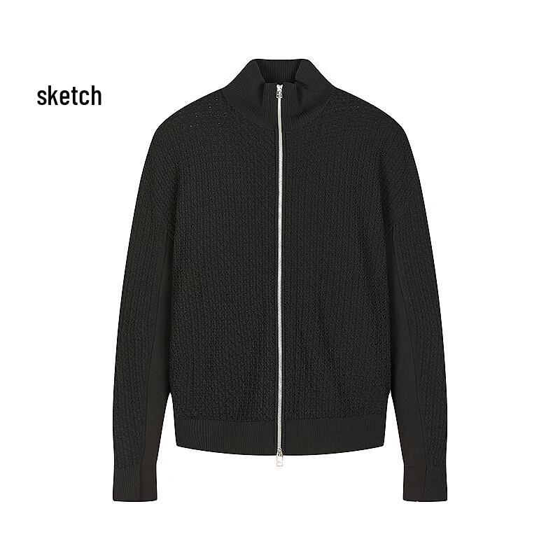 

CROQUIS Men s Loose-fit Turtleneck Knit Cardigan M