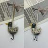 Creative Dazed Duck Bag Pendant Fashion Brand Design Cartoon Trendy Keychains Exquisite Versatile High-quality Suitcase Pendants