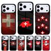 Schweiz Schweizer Flagge weiche Handyhülle für iPhone 17 Air 16e 15 14 13 Pro Max Rückabdeckung für 12 11 Pro Hülle