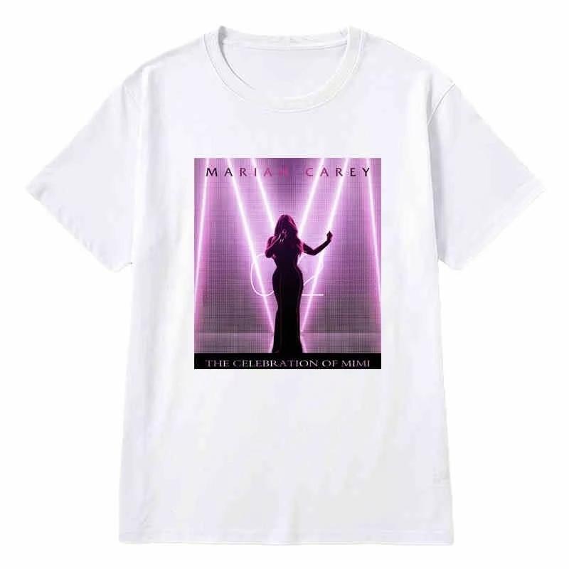 

Літня Мода Друкована Футболка Подарунок для Фаната Одяг Жіноча Футболка Футболка з Марайєю Кері Жіноча Футболка з Коротким Рукавом Сорочка з Коротким Рукавом 2XL