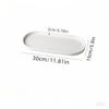Desktop Elliptical Tray Decorative Items Entrance Decorations Aromatherapy Keys Candles Decorative Trays Jewelry Display Plate