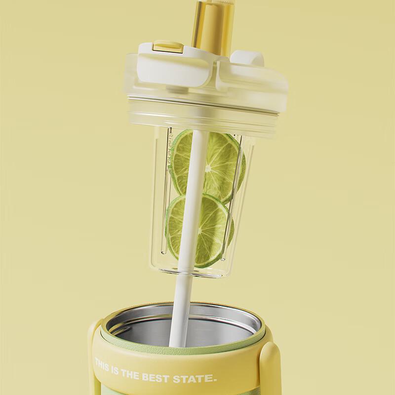 RELEA 1.3L Stainless Steel Insulated Mug with Handle