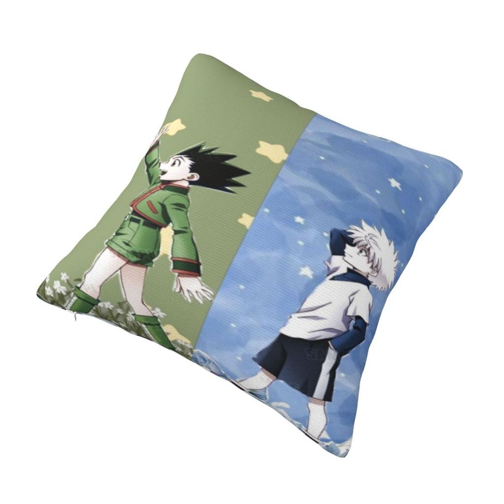 Home Decoration HXH Gon And Killua Hunter Pillowcases Accessories Pillow Cover Square Multiple Sizes