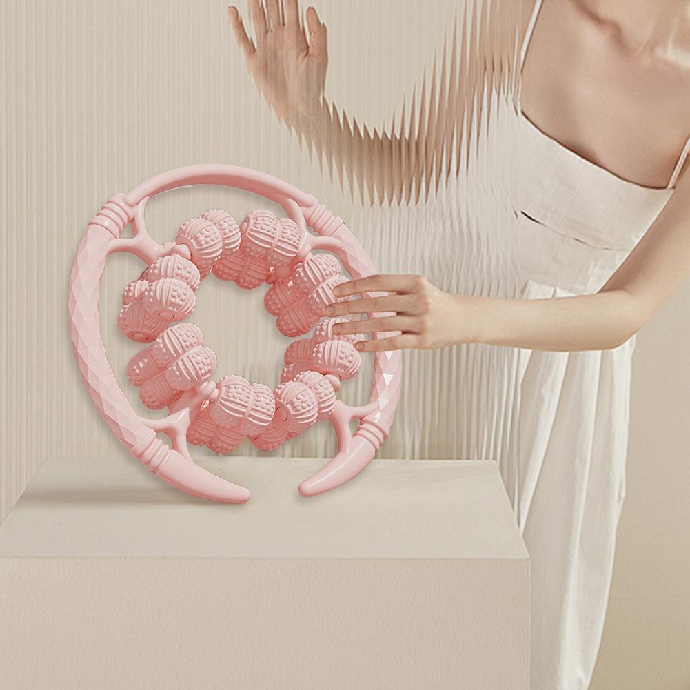 Circular Leg Clamps Roller Ergonomic Massage Roller Muscle Roller Calf & Thigh Roller for Cellulite Lymphatic Drainage