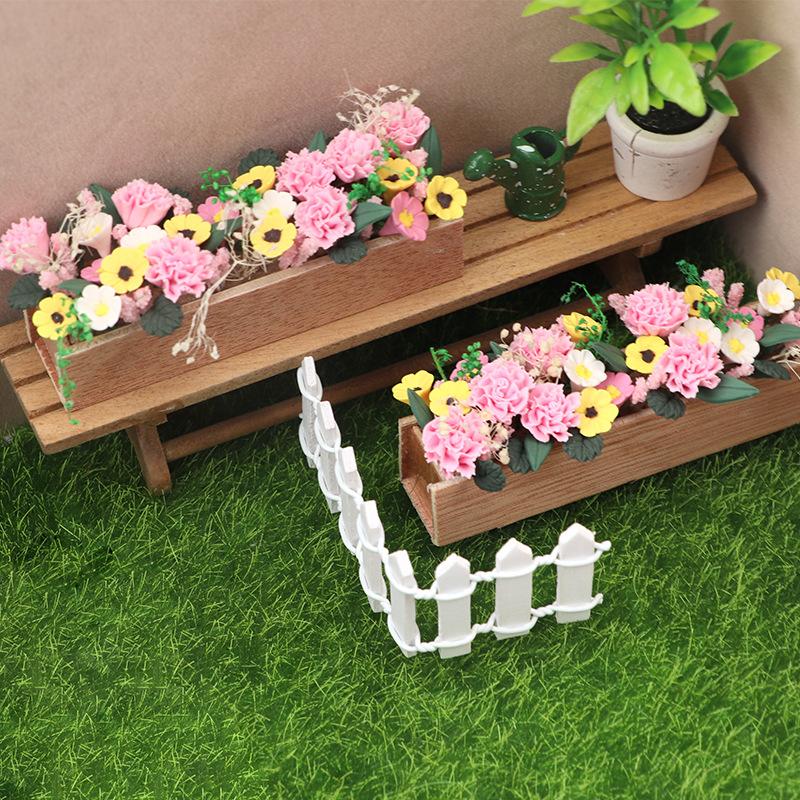 

1 шт. Длинный цветочный сад Цветы Миниатюрное украшение сцены Микроландшафт Карманный Домашнее украшение Садовая сцена Цветы и зелень Горшечные растения 1pcs