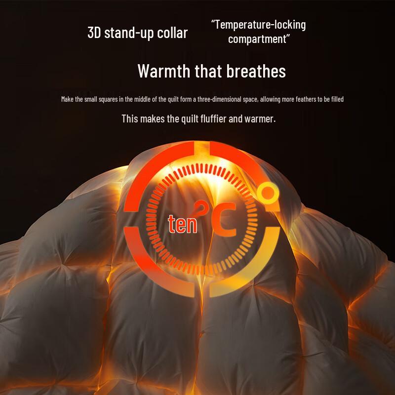 Muji 100% White Goose Feather Winter Comforter