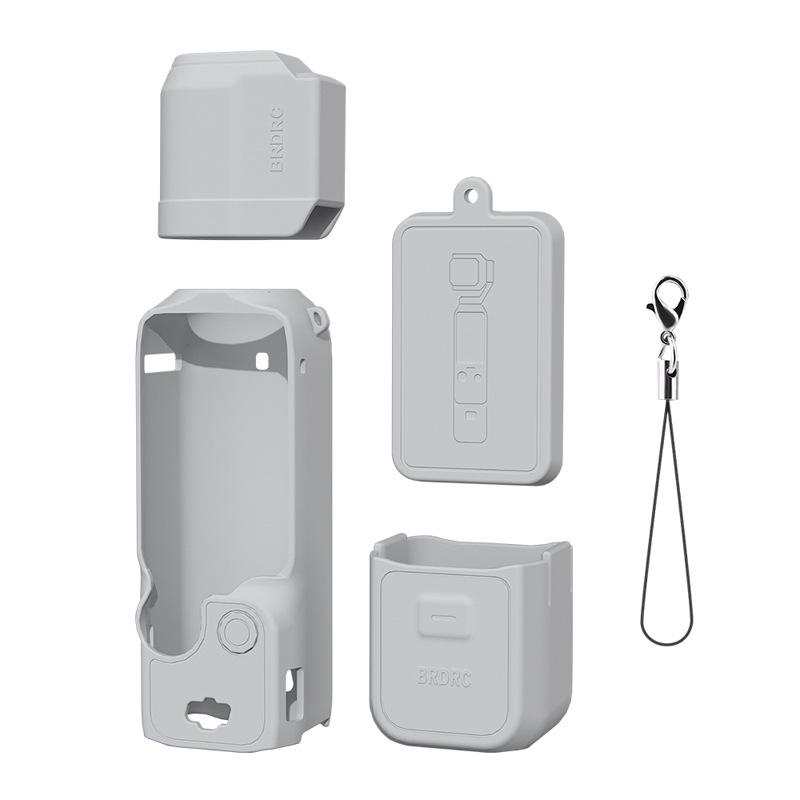 Pocket 3 Silicone Cover Macaron Color Protective Case Lens Protector Scratch-Resistant Sleeve Skin For DJI OSMO Pocket 3 Bumper