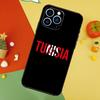 Tunisia Flag Map Phone Case For iPhone 17 Pro Max 16 15 14 12 11 13 Pro Max Plus 12 13 Mini 16e 17 Air Cover
